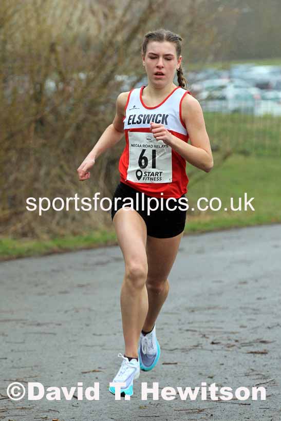 Senior Women and Veteran Women (Over 35s) and Vetreran Men (Over 50s), 2023 NECAA Royal Signals Relays, Hetton le Hole, County Durham. Photo: David T. Hewitson/Sports for All Pics